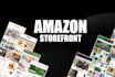 design custom amazon store, or storefront design and setup