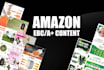 design and upload amazon a plus content, ebc, premium a plus
