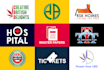 design a creative circular round logo design, stickers, icon, or web favicon