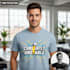 design funny science math pun t shirt designs with unique typography free mockup