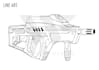 create weapon concept art for you