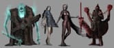 paint character concept art and illustrations for you