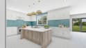 do kitchen or bath 3d model in sketchup with 3d rendering