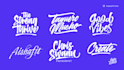 create a custom lettering design for twitch or youtube cover