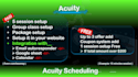 setup 5 booking events in acuity and connect them in your website