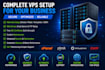 setup, secure and optimize your vps or dedicated server
