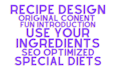 be your recipe writer