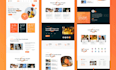 convert PSD, figma to HTML, CSS bootstrap responsive website, react js