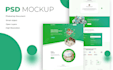 design your creative website layout editable in PSD