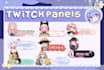 make custom chibi anime twitch overlay panels and emotes