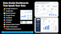 create and modify google data studio dashboards or looker studio reports