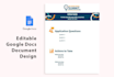design or convert your google docs, ms word and PDF document