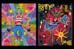 make trippy, psychedelic, surreal, illustrations designs