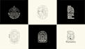 create monoline logo and illustration for your brand