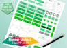 make you a custom printable planner stickers