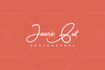 design luxury photography signature logo