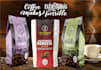 create a coffee bag, packaging box and label design with 3d mockup