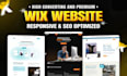 do wix website design or redesign wix website