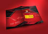 do modern presentation folder, envelope and letterhead