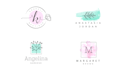 design feminine botanical hand drawn logo