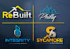 do elegant real estate, construction, building logo design