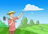create a cute childrens book illustration