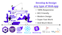 develop and design any type of  webapp as your wish