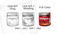 draw a custom doodle illustration of your product