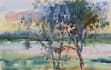 paint original watercolor landscape painting