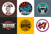 create premium sticker badge design for label or merchandise