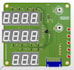 design circuit and pcb for 4 digit seven segment led display board