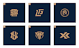 design a luxury monogram logo and premium brand identity