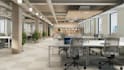 create a realistic modern office 3d rendering