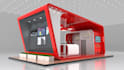 create  3d trade booth,exhibition stand,stall,both,kiosk