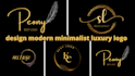 design modern minimalist luxury logo