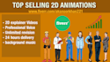 create 2d explainer video in 24 hours
