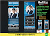 do roll up banner, poster, retractable banner design