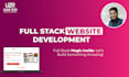 build scalable full stack website development laravel node js react js next js