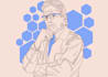 draw line art avatar portrait