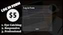 create the responsive HTML form, web form