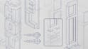 do vector technical line art drawing