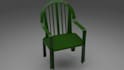 create a chair model in blender