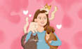 draw cute cartoon portrait, pet, couple or family