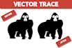 vector trace or retrace any image or logo