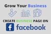 create facebook business page