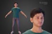 do 3d character model for games animation and 3d prints