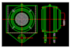 draw cad dwg 2d mechanical product drawing