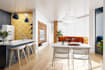 create interior design and realistic 3d rendering
