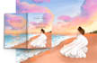create a character art illustration, book cover illustration