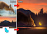 do photoshop editing, photo manipulation
